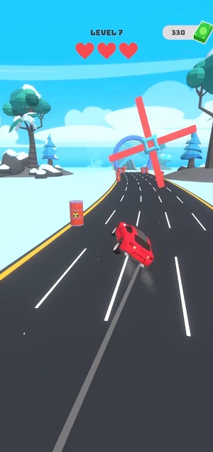 Rolling Race 3D Car Stunts Screenshot 1