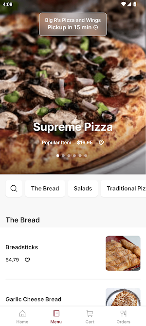 Big R's Pizza and Wings Screenshot 1