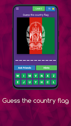 Guess The Flags Smart Quiz Screenshot 3