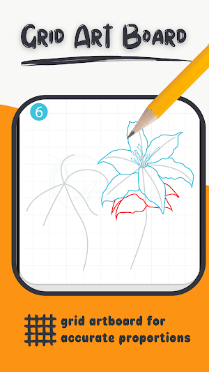 Draw flowers step by step Screenshot 3