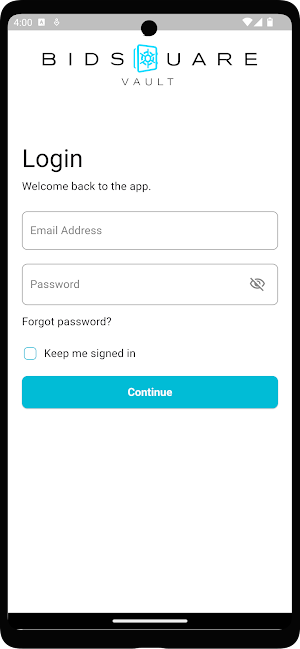 Bidsquare Vault Mobile Screenshot 0