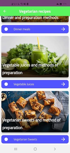 Vegetarian Recipes Screenshot 2