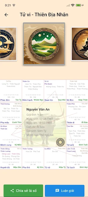 AI Lá số Screenshot 2