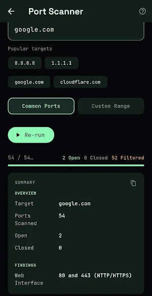 Netra: Network Toolkit Screenshot 2