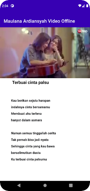 Maulana Ardiansah Video Ofline Screenshot 3