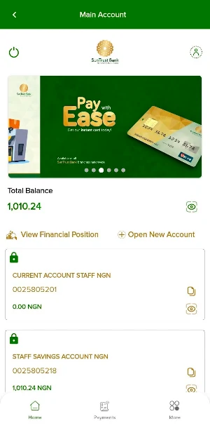 SunTrust Digital Bank Screenshot 1