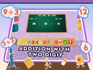 Addition Quiz Math Kids Games Screenshot 1