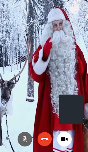 Fake Video Call Santa`s Screenshot 1
