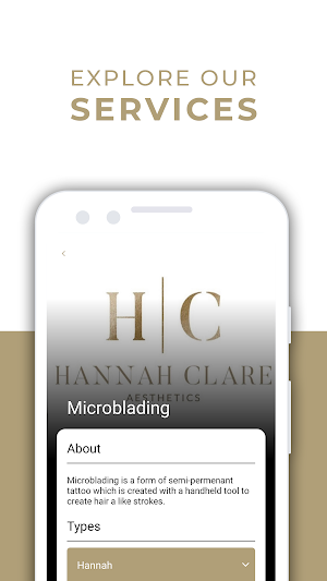 Hannah Clare Aesthetics Screenshot 1