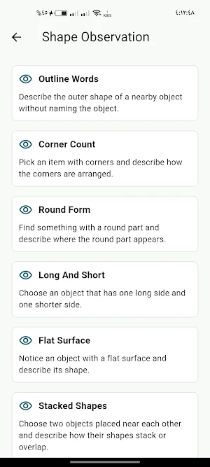 Object Observation Cards Screenshot 2