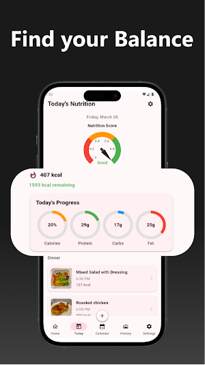 BiteByte – AI Meal Tracker Screenshot 1