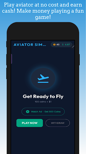 Aviator Cash Flight Money Game Screenshot 3