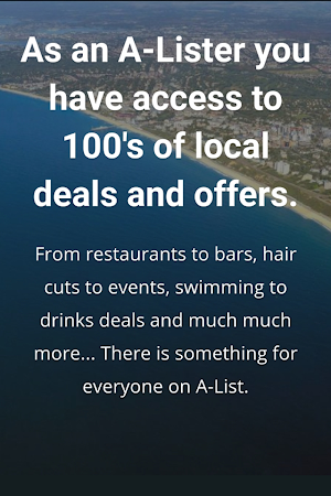A-List Discount Card Screenshot 2