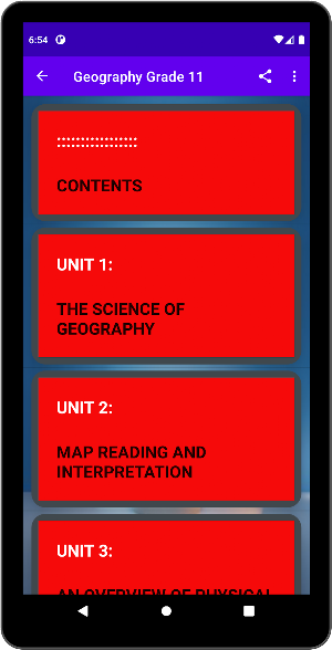 Geography Grade 11 Screenshot 0