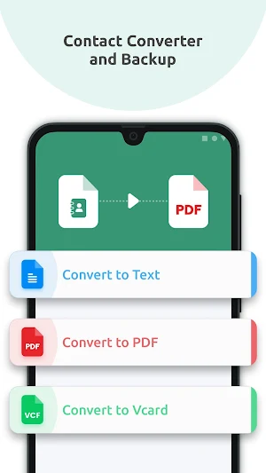 Contact Converter and backup Screenshot 1