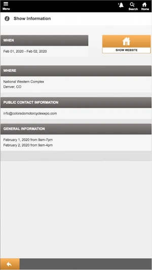 Colorado Motorcycle Expo Screenshot 3