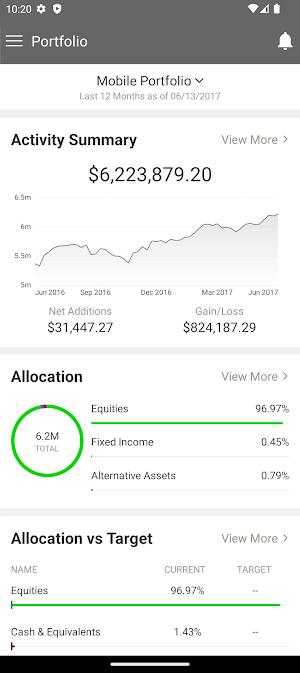 ARK Financial Client Portal Screenshot 2