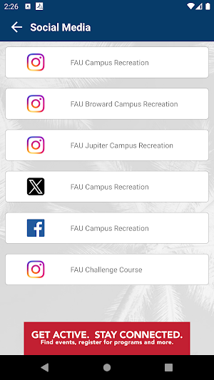 FAU Campus Recreation Screenshot 3