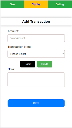 Cash Flow Screenshot 2