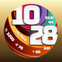 FLW027 Digital Watch Face