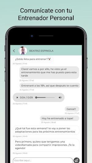 Entrenamiento Mujer .be Screenshot 3