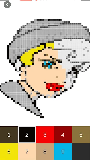 Pop Art Color By Numbers-PopArts PixelArt Coloring Screenshot 0