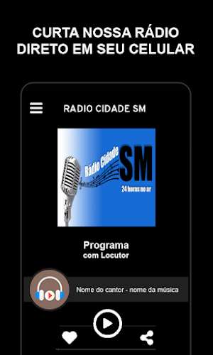 Radio Cidade SM Screenshot 1