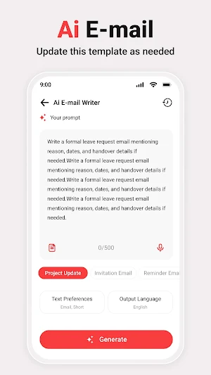 Email App – All Mail Access Screenshot 2