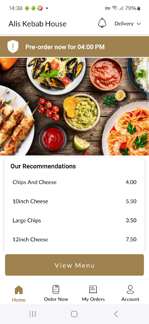 Alis Kebab House Screenshot 1