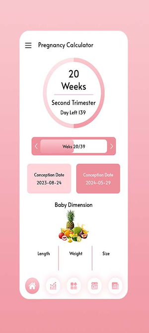 Pregnancy Tracker Screenshot 2