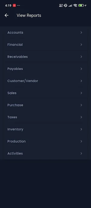 Tshul Accounting Screenshot 1