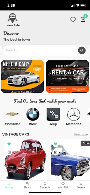 Luxus Auto Screenshot 1