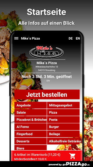Mike´s Pizza Straubing Screenshot 1