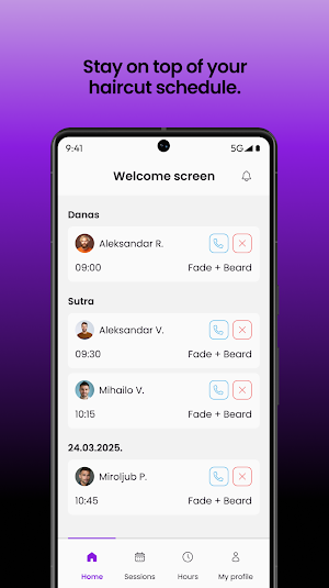 BarberHub Partner Screenshot 1