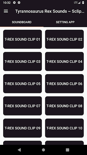 T-Rex Sounds ~ Sclip.app Screenshot 0