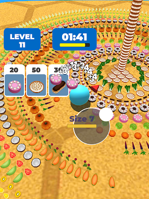 Eat Everything: Food Ball 3D Screenshot 3