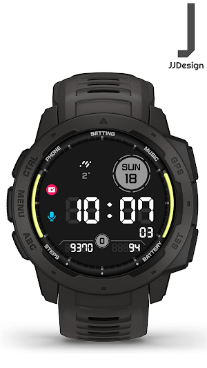 JJ-Digital020 Watch Face Screenshot 3
