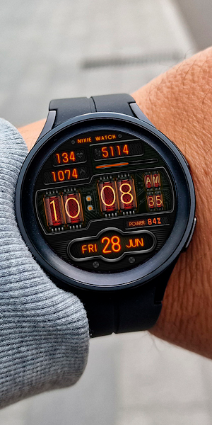NIXIE DIGOTAN WS06 Watch face Screenshot 1