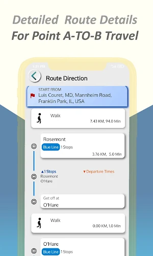 Chicago Transit: CTA Bus & Train tracker Screenshot 3
