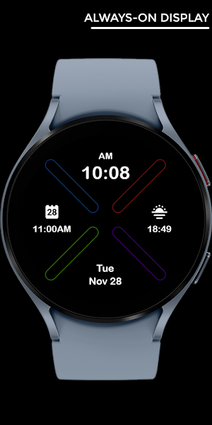 Abstract night - watch face Screenshot 2