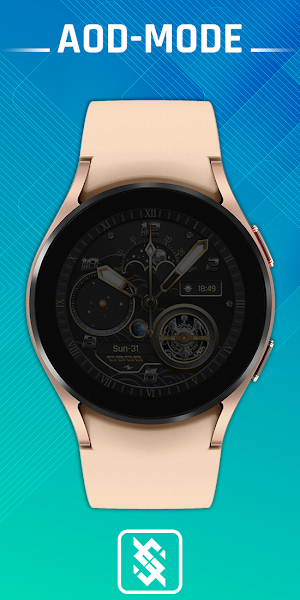 BFF12- Gold Analog Galaxy Gear Screenshot 1