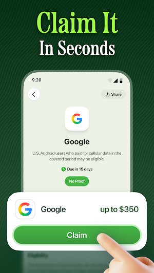Rewarded: Class Action Payouts Screenshot 2