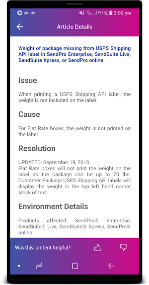 SendPro® Care Screenshot 1