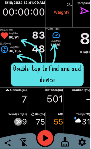 Cyclo Bike Meter Screenshot 1