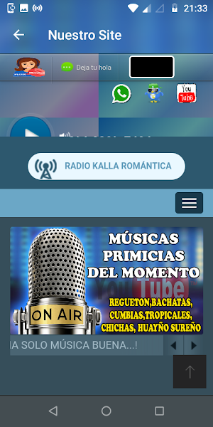 RADIO KALLA ROMANTICA - Ingavi Screenshot 2