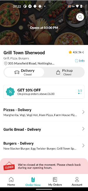 Grill Town Sherwood Screenshot 2