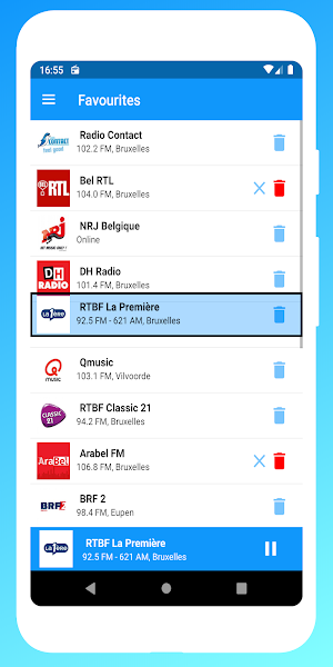 Radio Belgique FM - DAB Radio & Radio FM Screenshot 3
