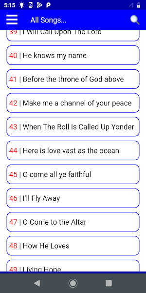 Hymns, Praise & Worship songs Screenshot 2
