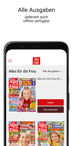 Alles für die Frau ePaper Screenshot 1