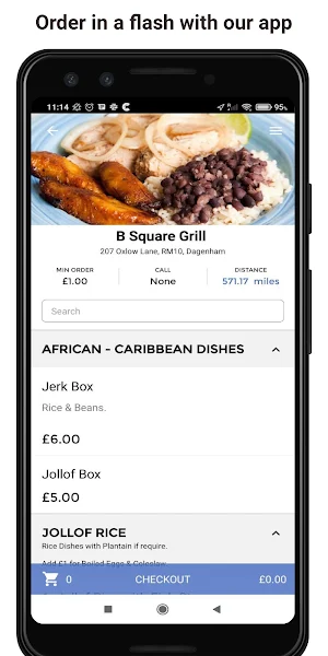 B Square Grill Screenshot 0